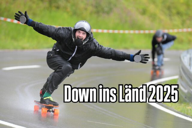 After weeks and months of intense planning, organizing and preparing it finally happened: For the first time in downhill skating history we closed down our Freiburg house mountain, Schauinsland, for a downhill skateboarding Freeride event. Considering it (one of) the longest event tracks ever, it presented us with immense safety challenges to clear and secure a 12km road. This put our meticulously designed safety concept on the test bench.
.
We wanted to start right after the bicycle event and we were right on time when the weather decided otherwise. Half an hour of intense thunder and hailstorm left our riders fleeing into the woods and some of our stationary Marshalls putting up there shelter pavilions in the middle of the raging chaos.
.
So with a small delay and some wet clothes we were able to start the Freeride. Of course we had multiple difficulties in the following hours but our well trained Marshall team and @studio.konstantin.thomas as our head of radio communications with nerves of steel, handled every demanding situation with calm and professionalism.
.
Seeing our riders lifting up there helmet visors revealing smiling happy faces underneath rewarded us every run.
.
In the last picture you see me skating through the last hairpin during the bonus run as the last rider of the event which felt like a true honor and perfect closing to an overall successful and injury-free event.
.
.
📸 1,2,4,5,8,9,10,11,13,14,15 Henning Stark
📸 3,6,7,12 @photoluky 
📸 16 @klangreiter 
📸 17,18,19 @fla4.2 
📸 20 @speedy_gonzales_77 
.
.
#worldsfirst #downinsländ2025 #schauinsland #freiburgfreeridecrew #freiburgerlongboardverein #flbv #skateevent #12km #gondolafreeride #downhillskateboarding #downhilllongboarding #makedhskatinggreatagain #communitybuilding